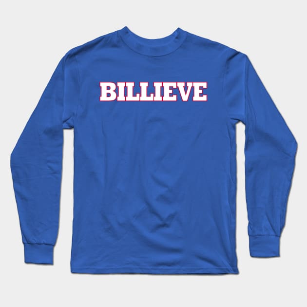 Buffalo Bills Billieve Long Sleeve T-Shirt by Classicshirts